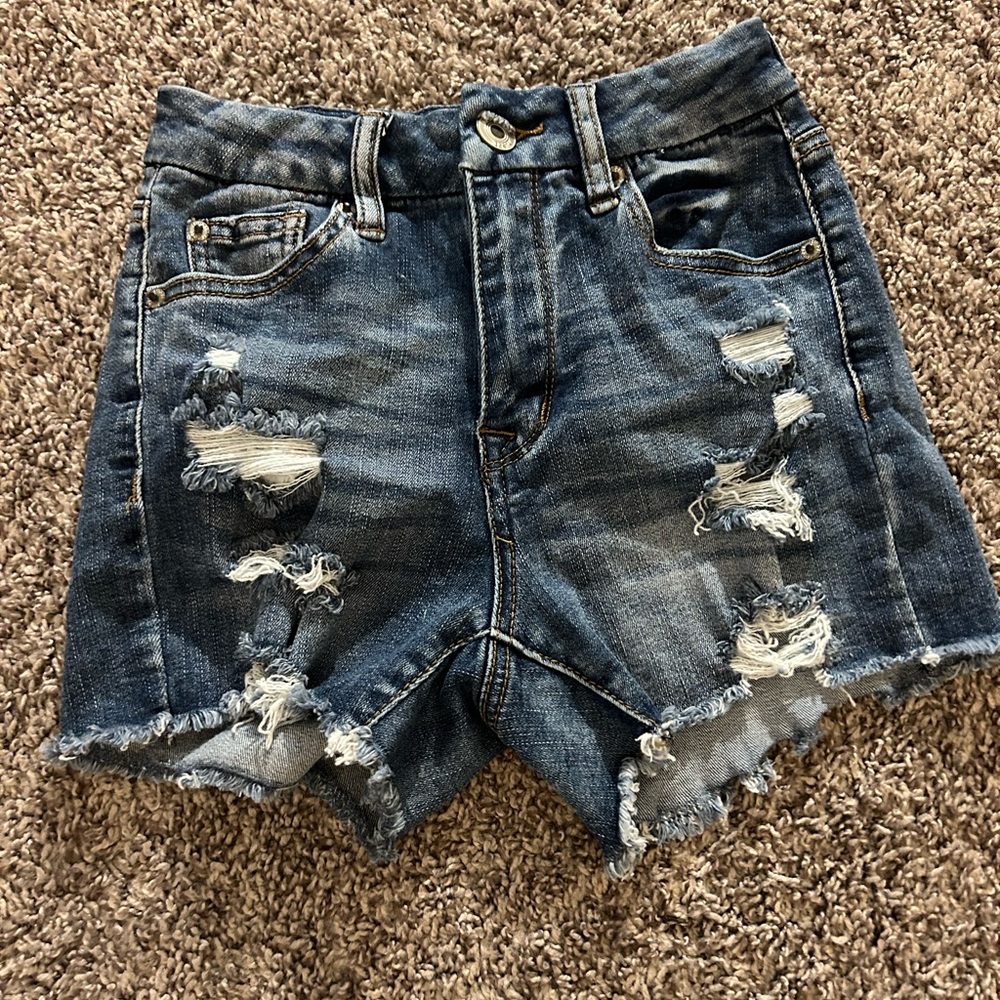 Denim shorts